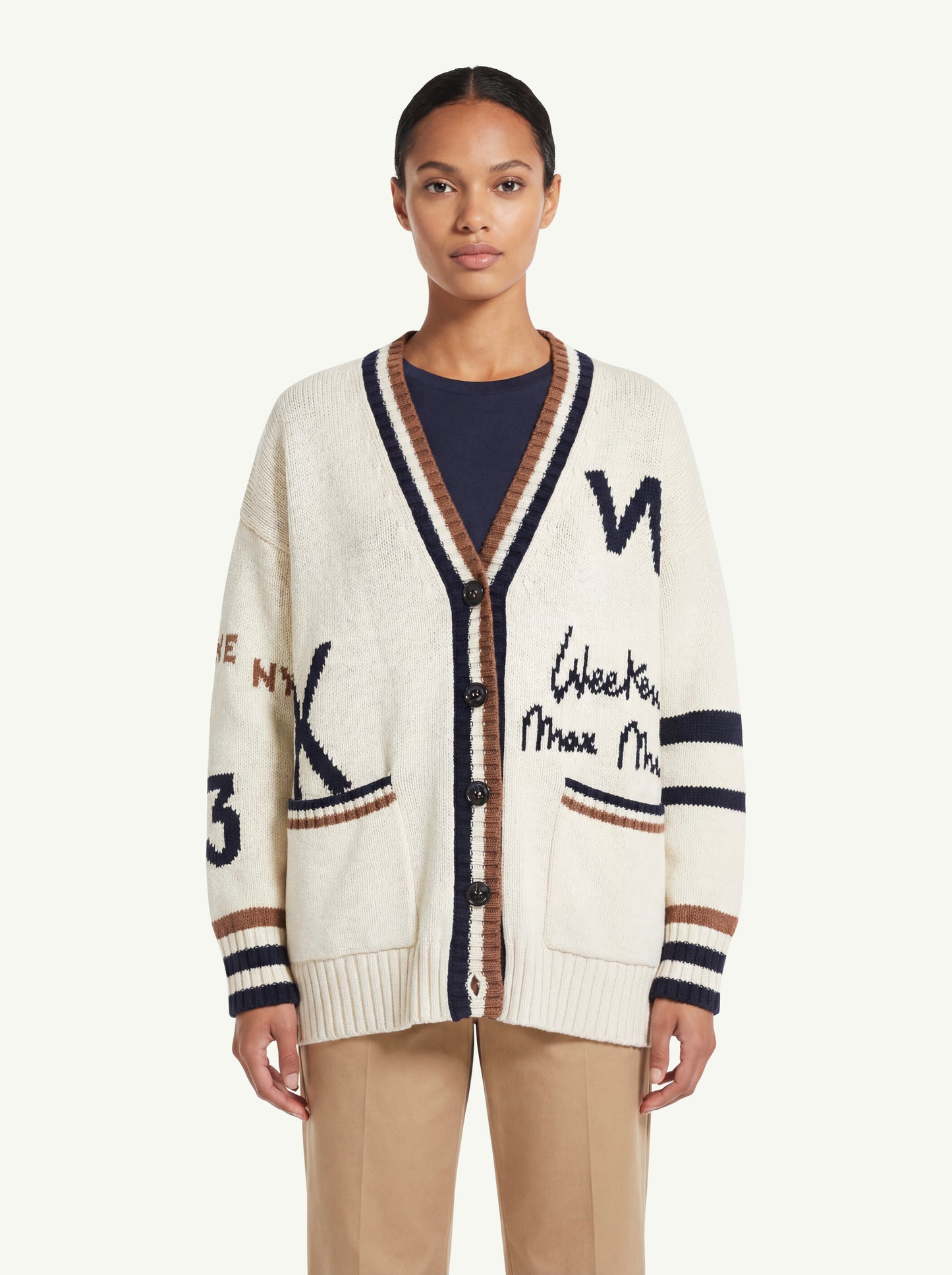  Max Mara Weekend Cardigan Beige - 1