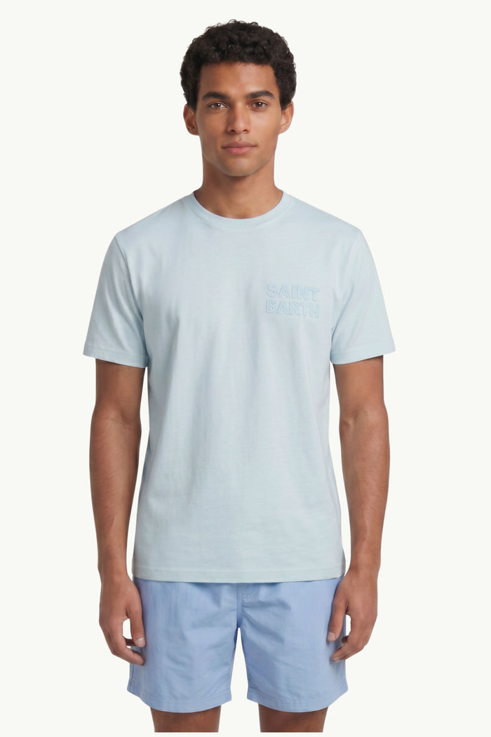 T-Shirt In Cotone  Uomo Mc2 Saint Barth