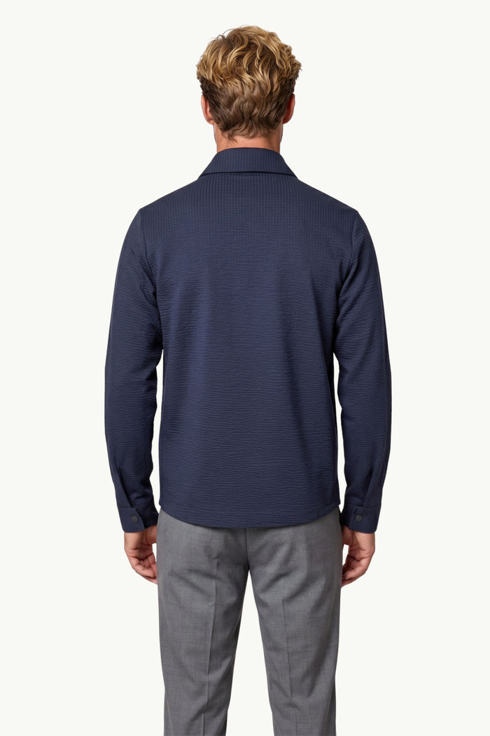 Men Coach Jacket Coolmax Seesucker  Uomo Harris Wharf London-2