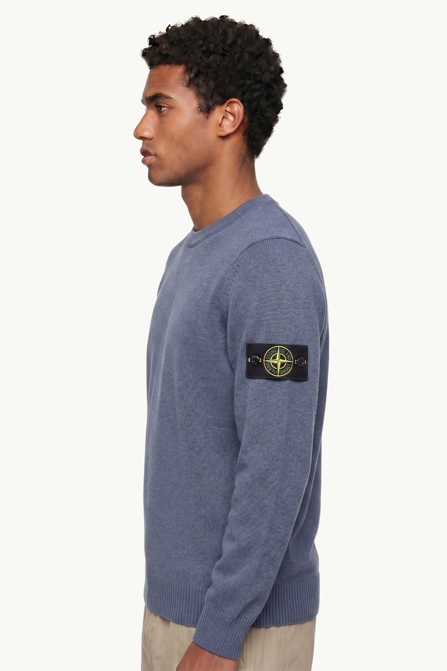  Stone Island Crew Neck Blu - 5