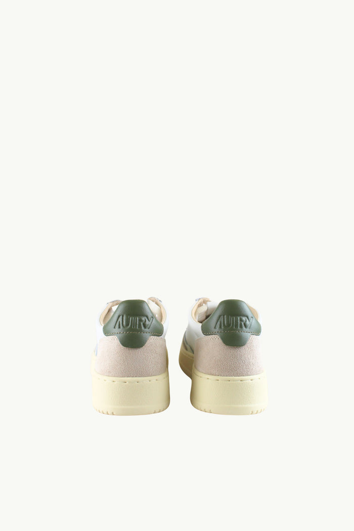  Autry Sneakers Medalist Low Man Leat Suede Bianco - 3