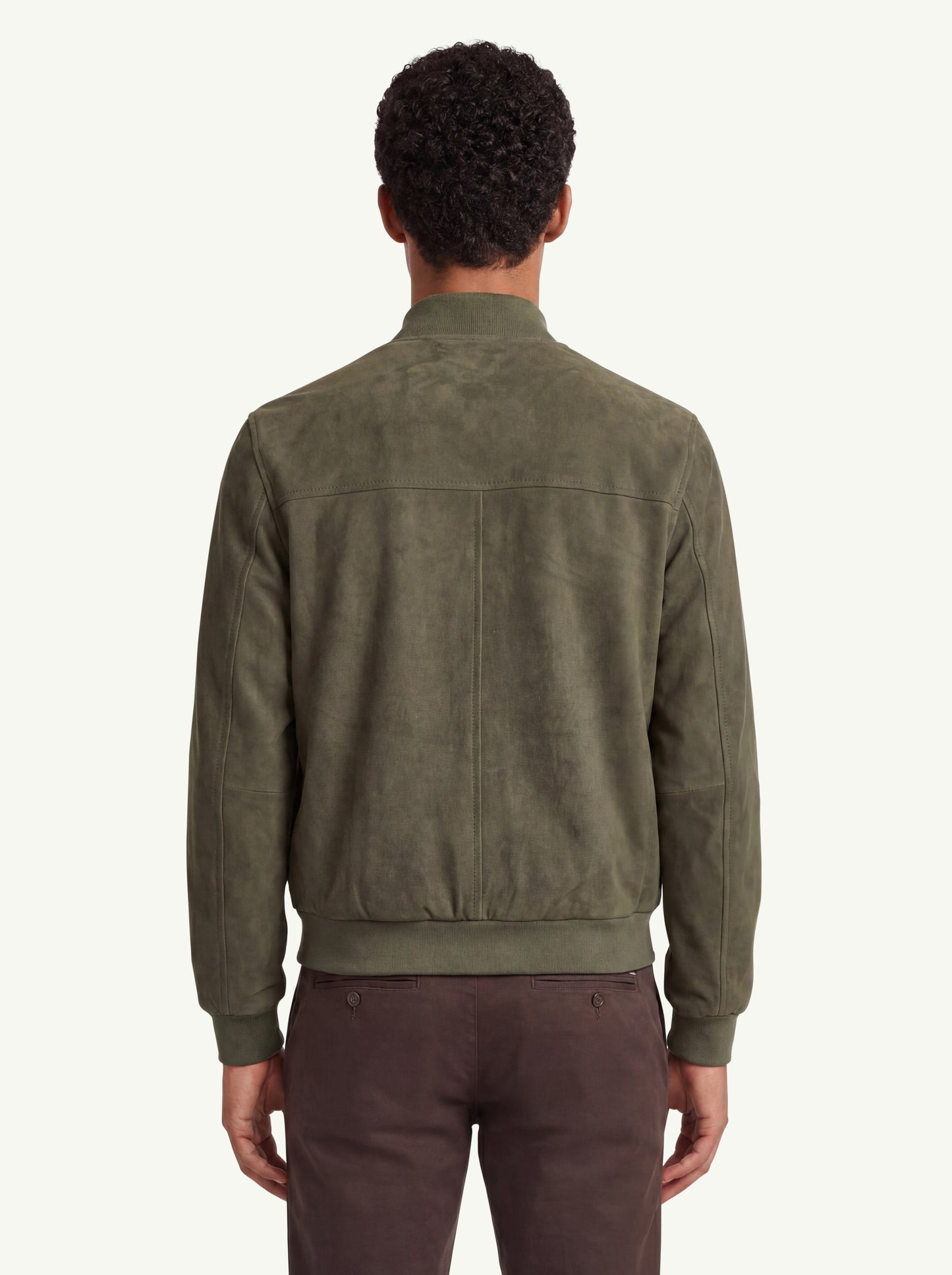  Dote Bomber Pelle Invecchiata Verde - 4