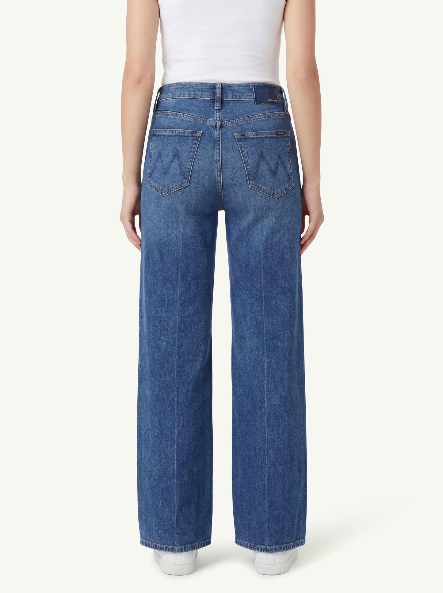  Mother The Mid Rise Lasso Sneak Azzurro - 2