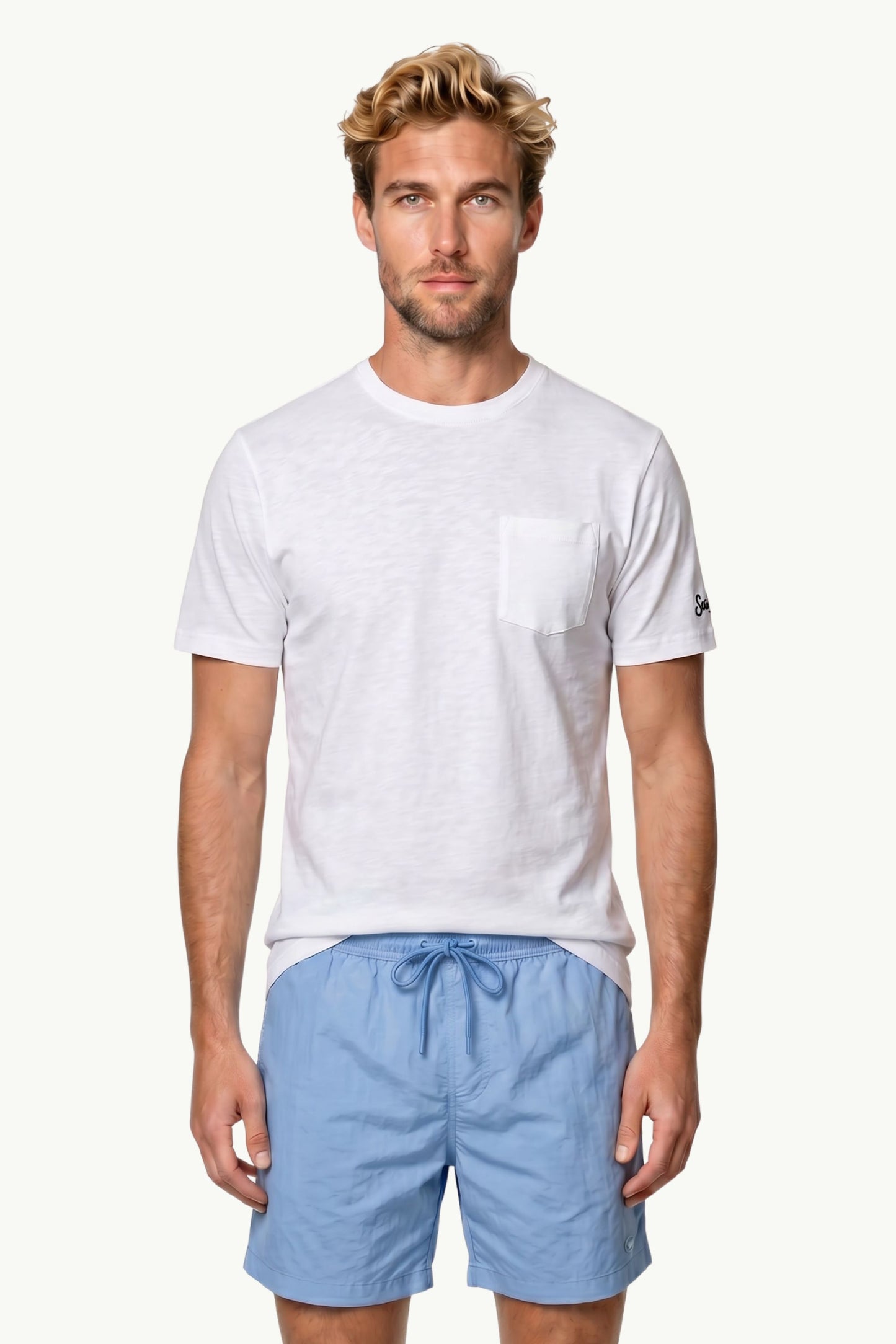  Mc2 Saint Barth T-shirt In Cotone Bianco - 1