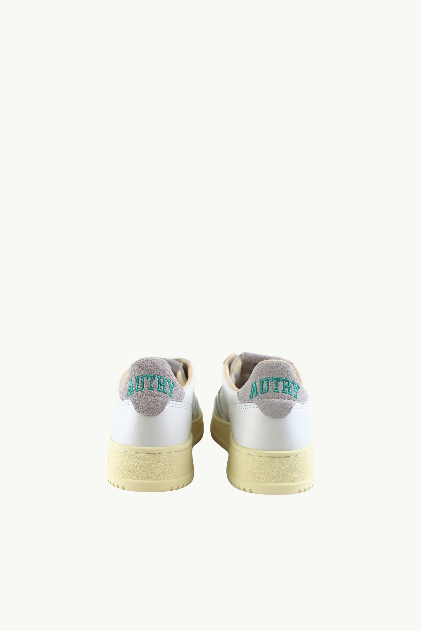  Autry Medalist Low Man Leath Suede Logo Men Bianco - 3