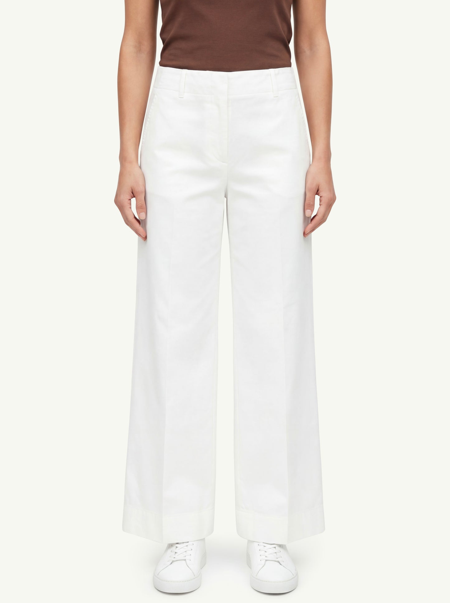  Incotex Ilya Women's Trousers Bianco - 1