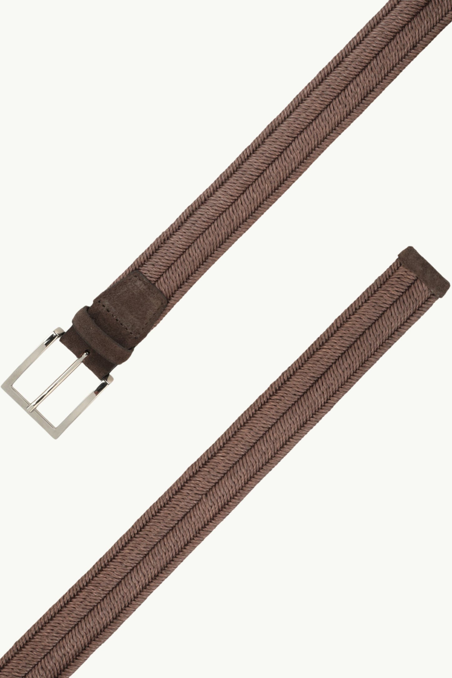  Orciani Cintura Sportiva Intrecciata Marrone - 2