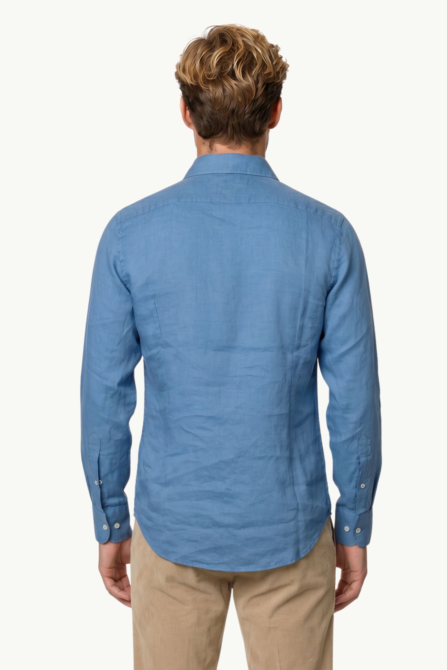  Mc2 Saint Barth Camicia Lino Blu - 2