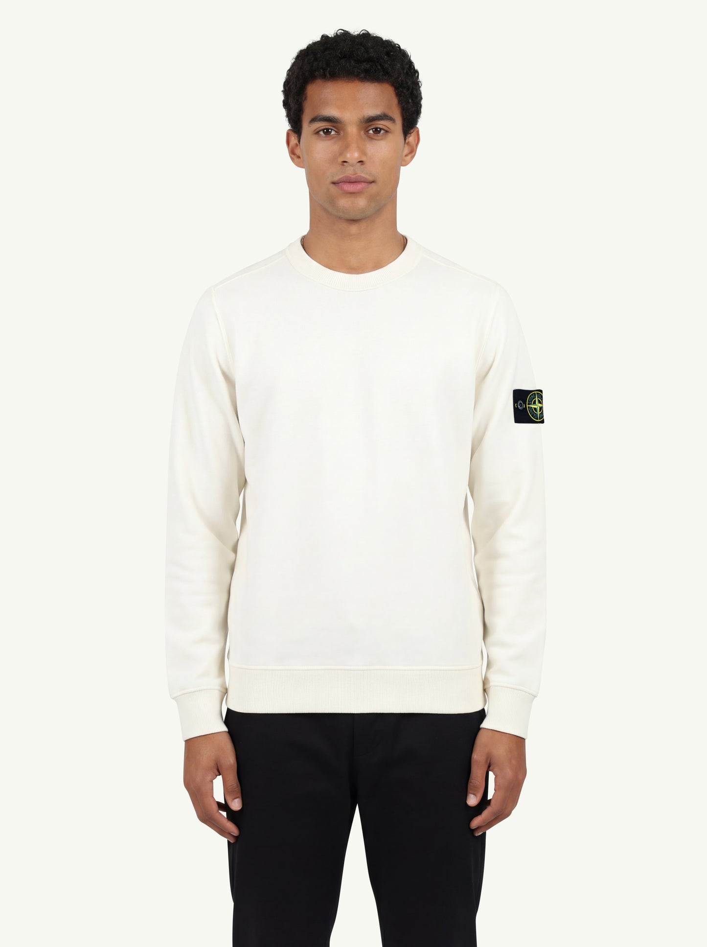  Stone Island Crew Neck Bianco - 1