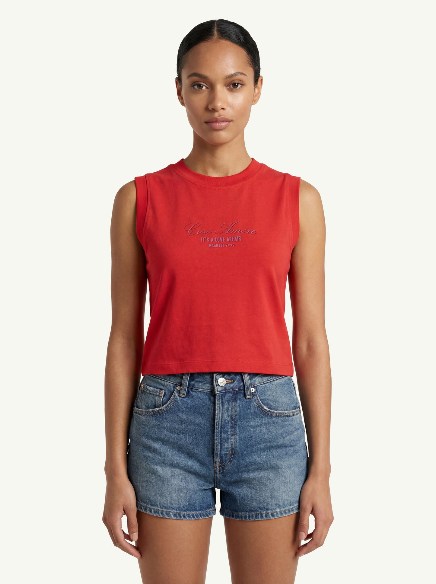  Giada Benincasa Top It S A Love Affair Rosso - 1