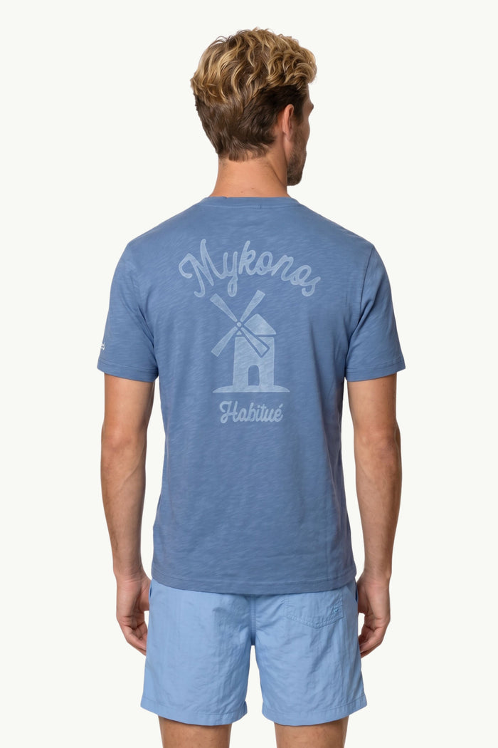 T-Shirt In Cotone Fiammata Uomo Mc2 Saint Barth-2