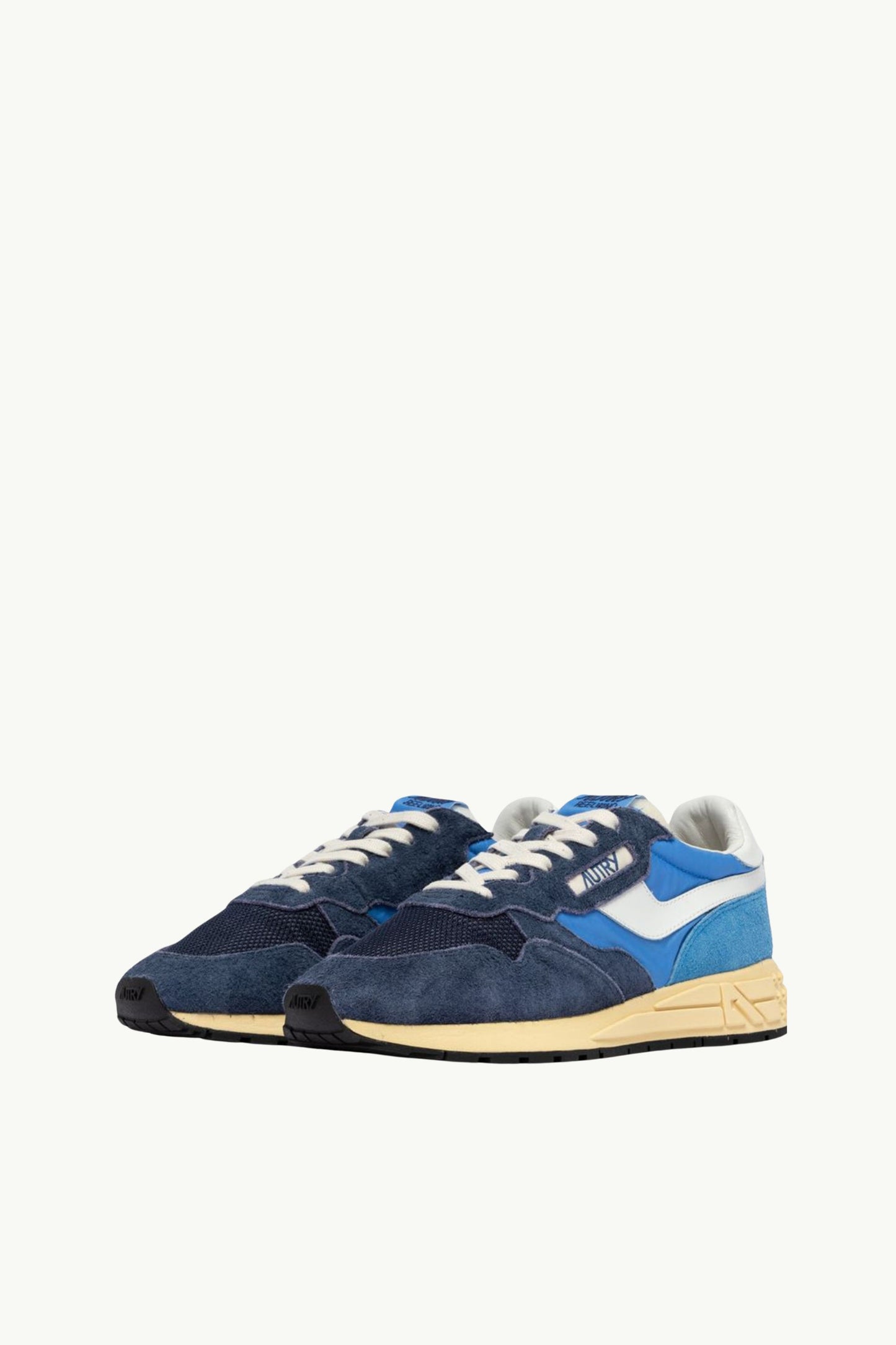  Autry Reelwind Low Man Suede Blu - 2