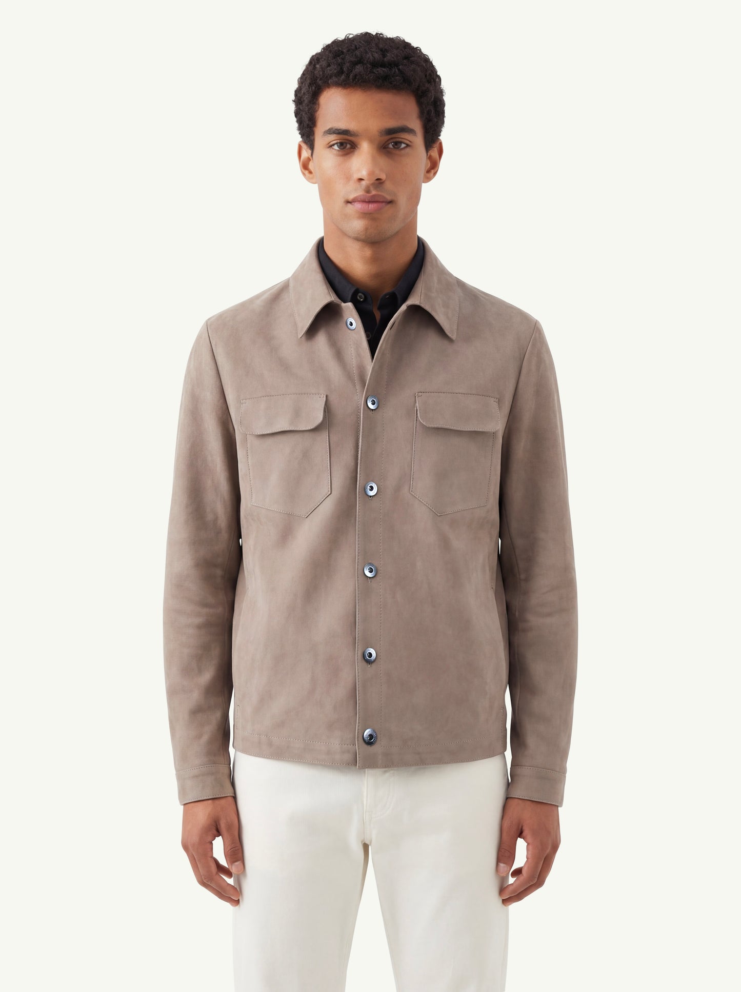  Salvatore Santoro Giubbino Pelle Beige - 1