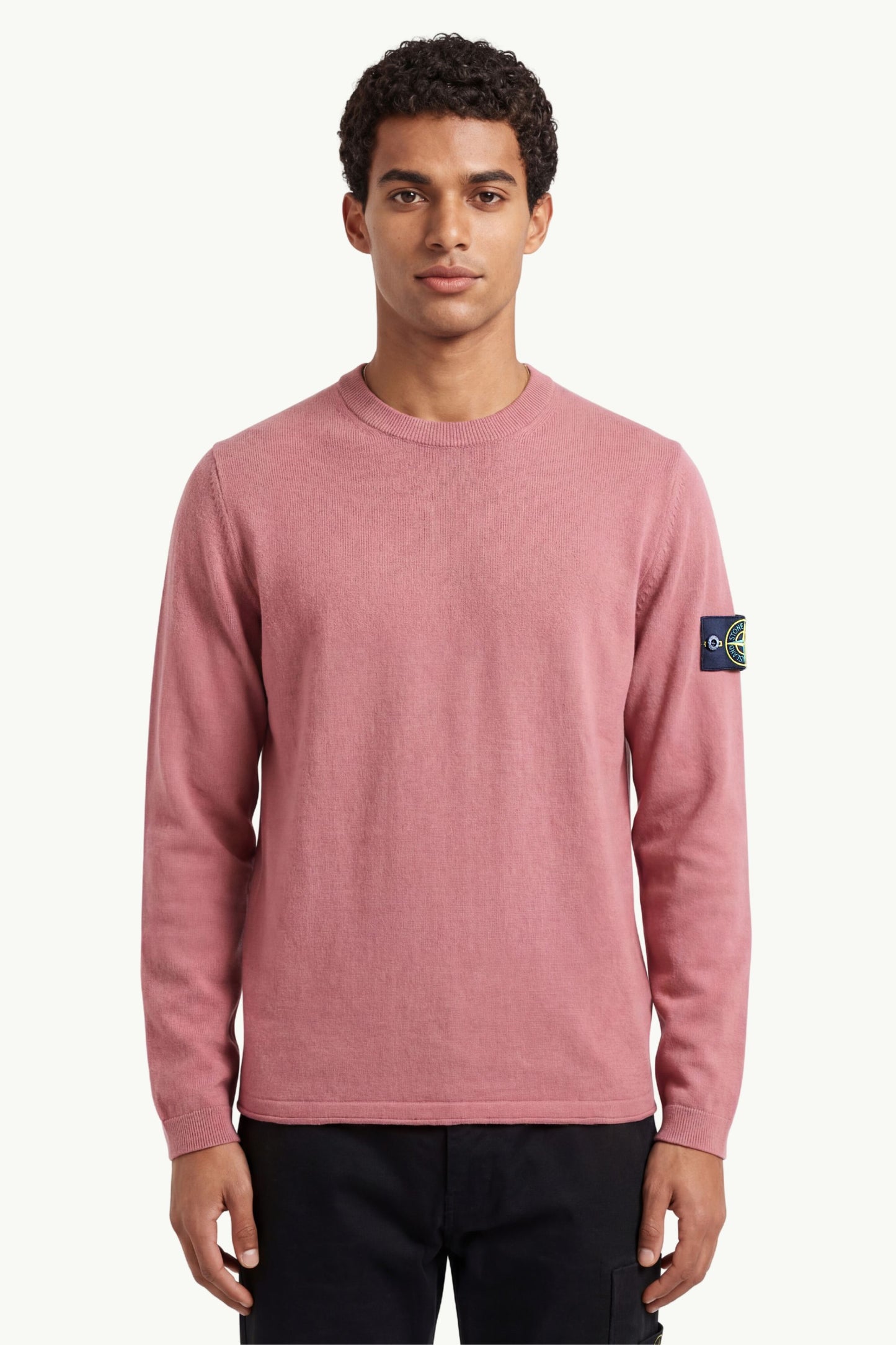  Stone Island Crew Neck Rosa - 3