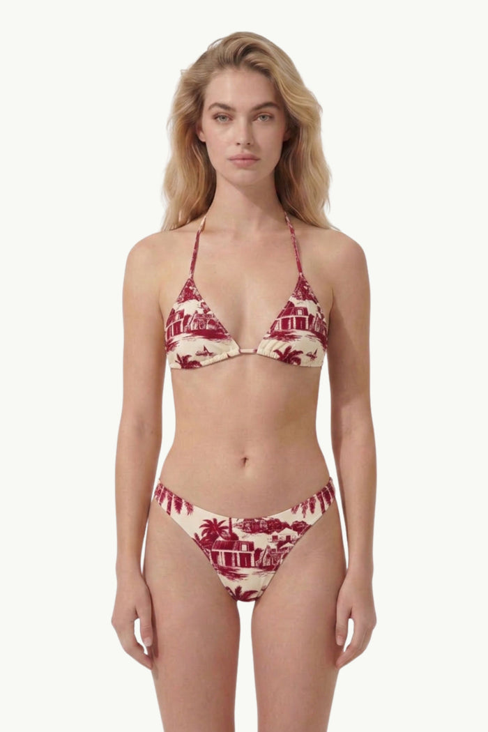 Full Adjustable Triangle Bikini Top  Donna Mc2 Saint Barth