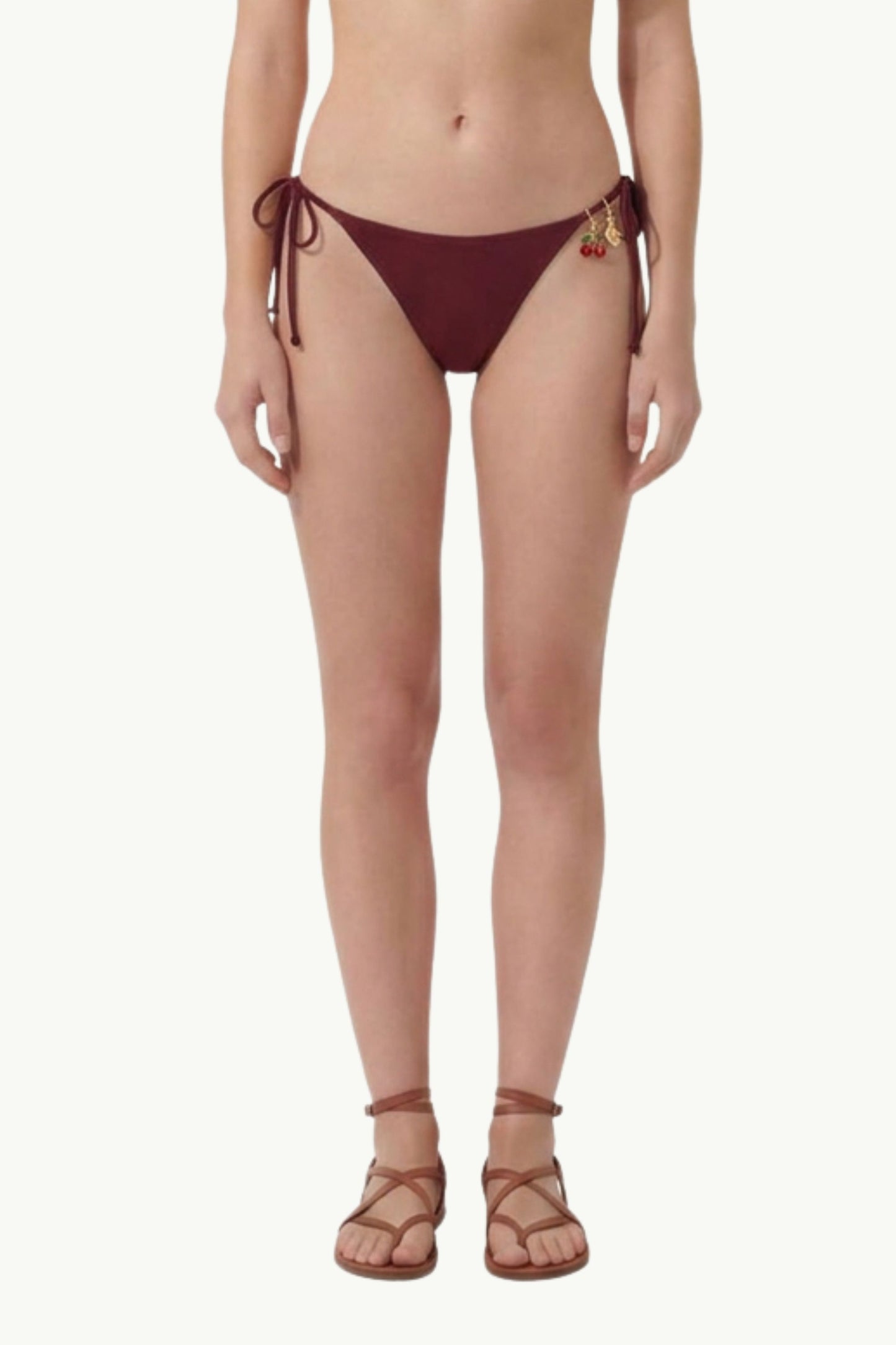 Mc2 Saint Barth Cheeky Bottom With Self Rosso - 1