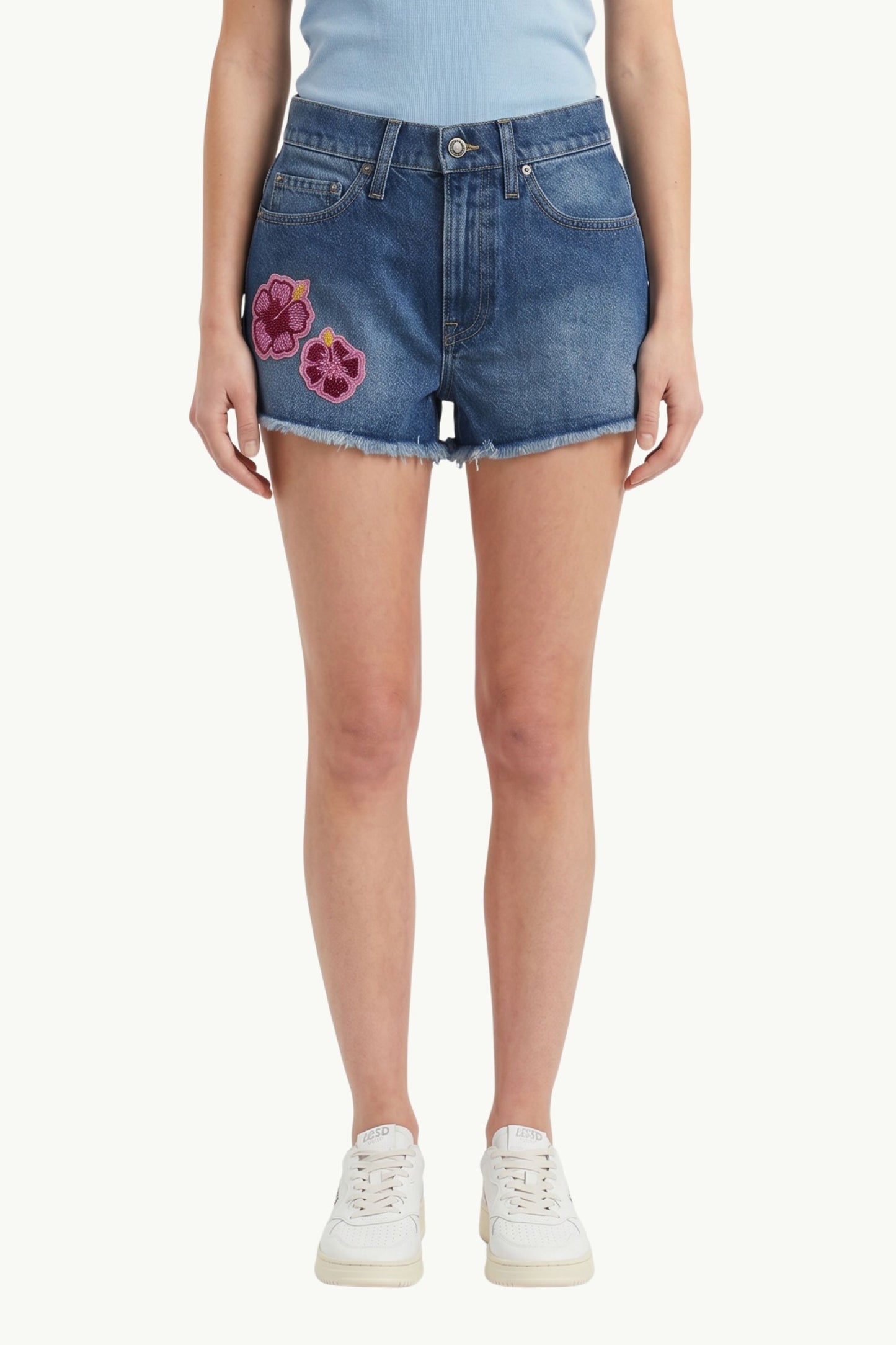  Mc2 Saint Barth Denim Short Blu - 1