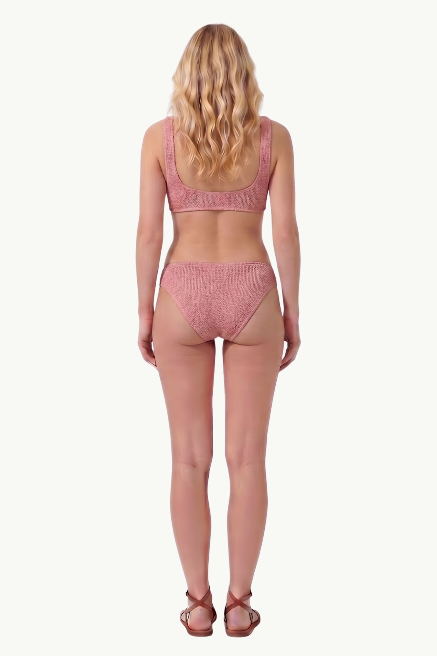  Mc2 Saint Barth Crinkle Cheekiest Bottom Closed Rosa - 4