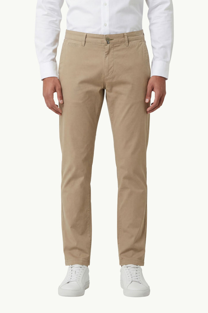  Jacob Cohen Pantalone Bobby Slim Fit Gabardina Beige - 1