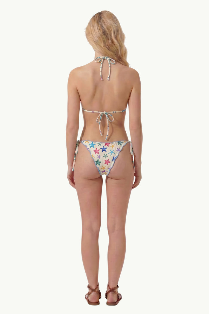  Mc2 Saint Barth Frou Frou Full Adjustable Triangle Bikini Multicolor - 4