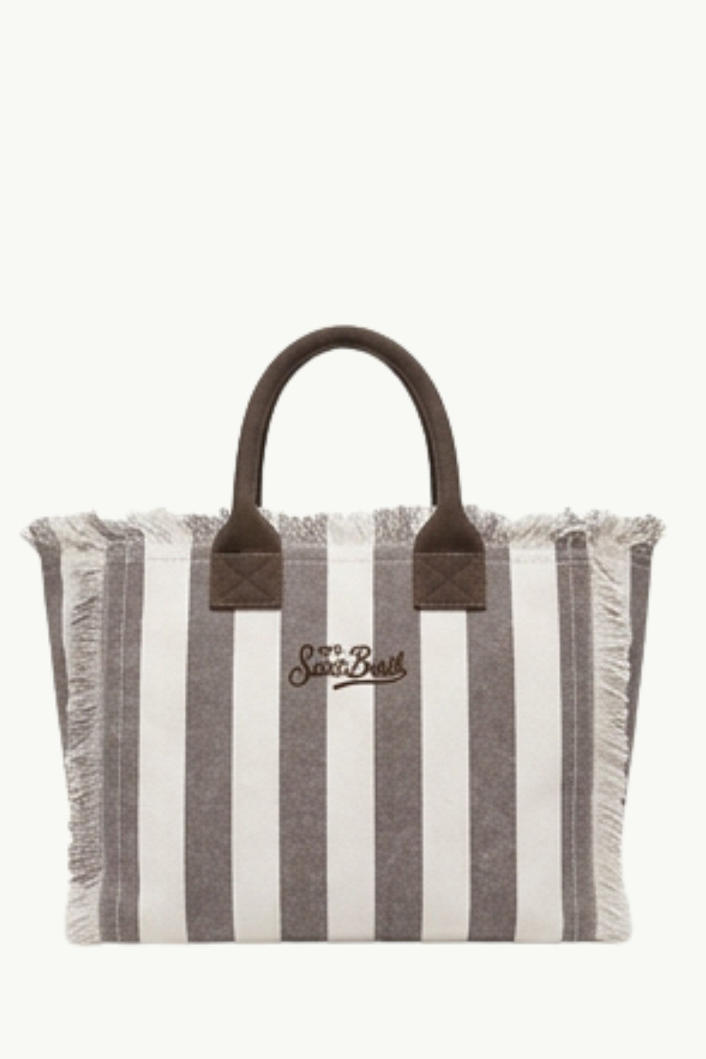  Mc2 Saint Barth Acc. Borsa Canvas Bianco - 3