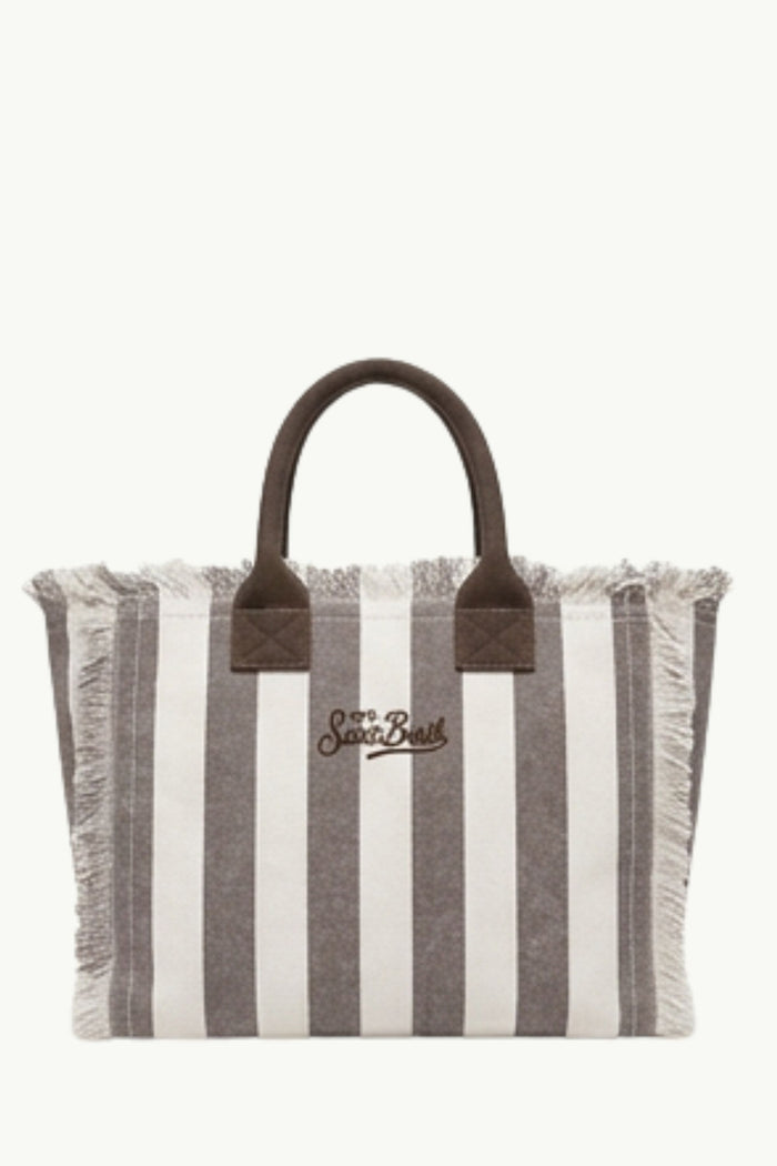  Mc2 Saint Barth Acc. Borsa Canvas Bianco - 3
