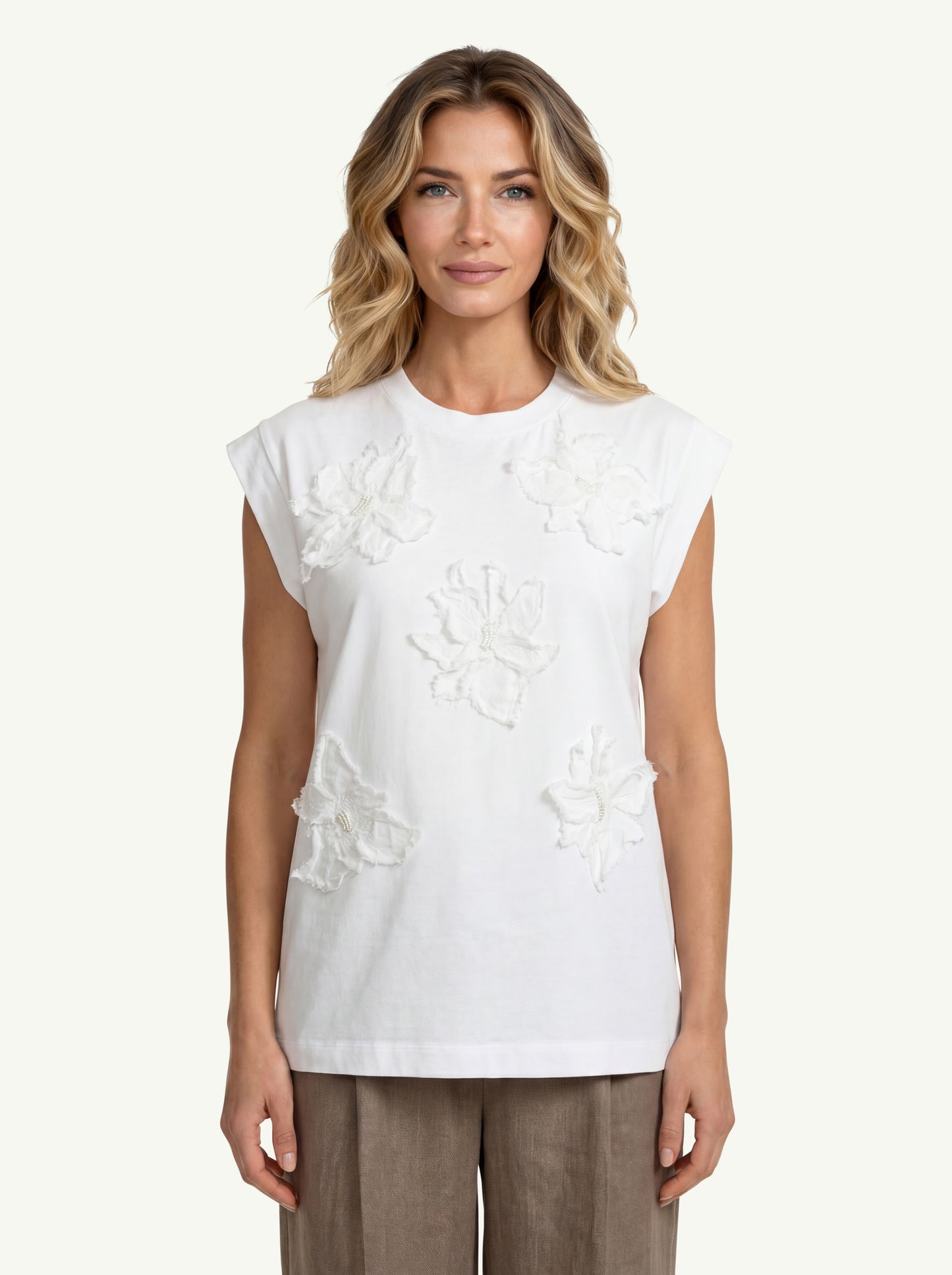  Peserico Camicia Jersey Cotone Bianco - 1