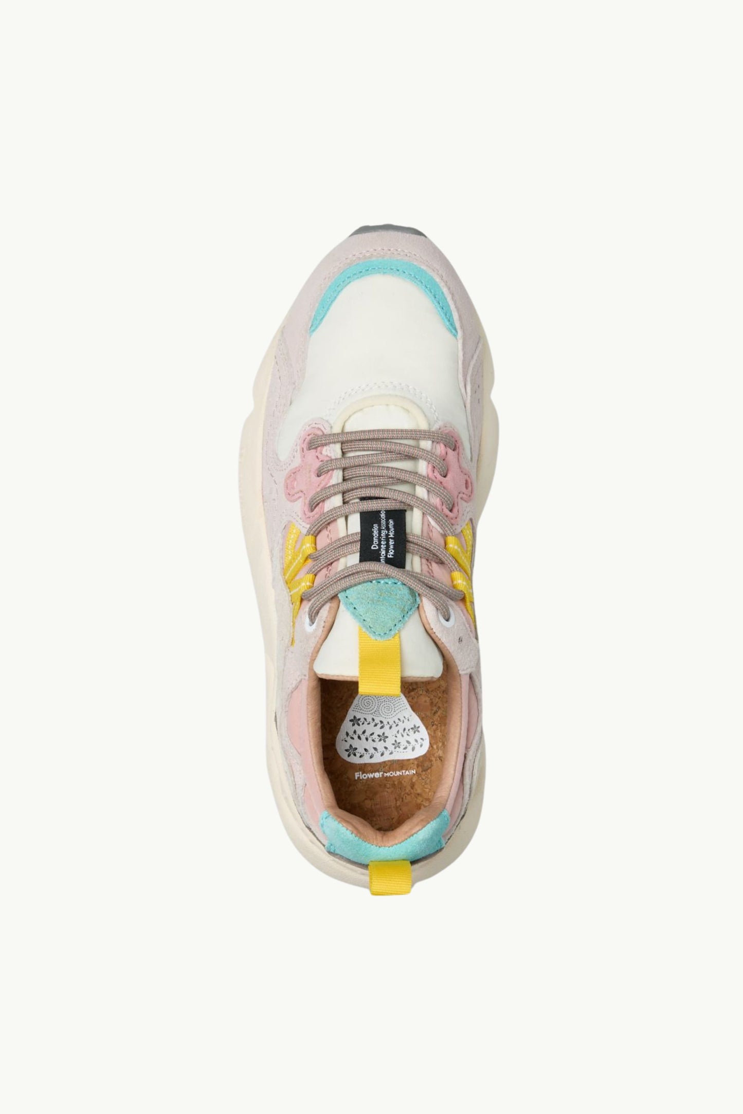  Flower Mountain Sneakers Suede Nylon Multicolor - 4