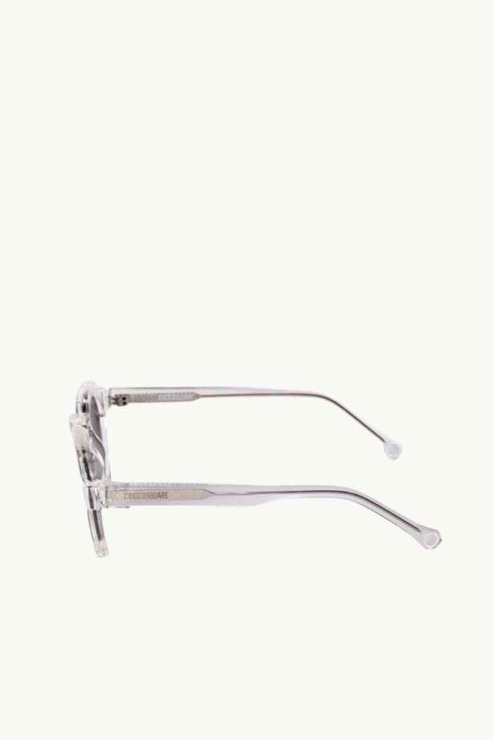 Coccosquare Occhiali Da Sole Lenti Graduate Unisex Bianco - 3