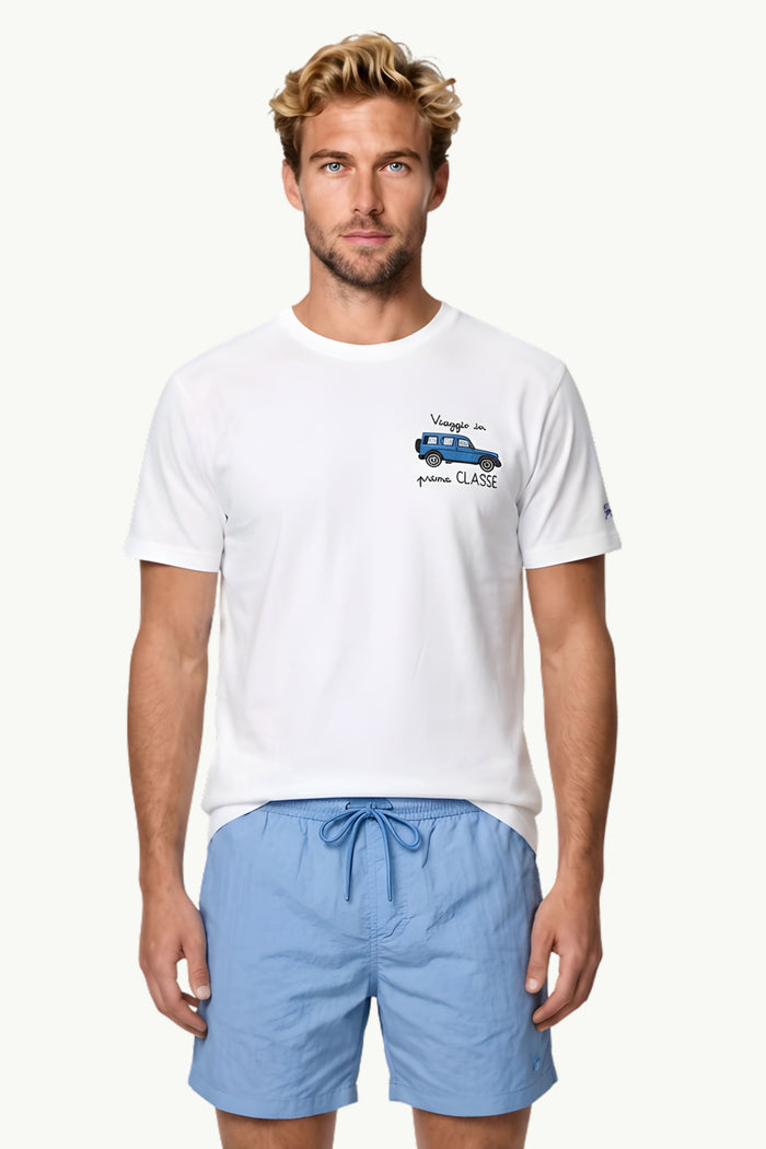 T-Shirt In Cotone  Uomo Mc2 Saint Barth