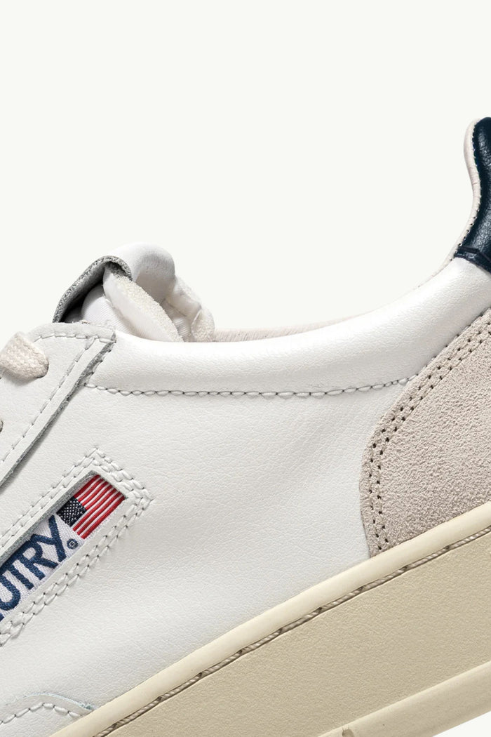  Autry Medalist Low Wom Leat Suede Bianco - 6
