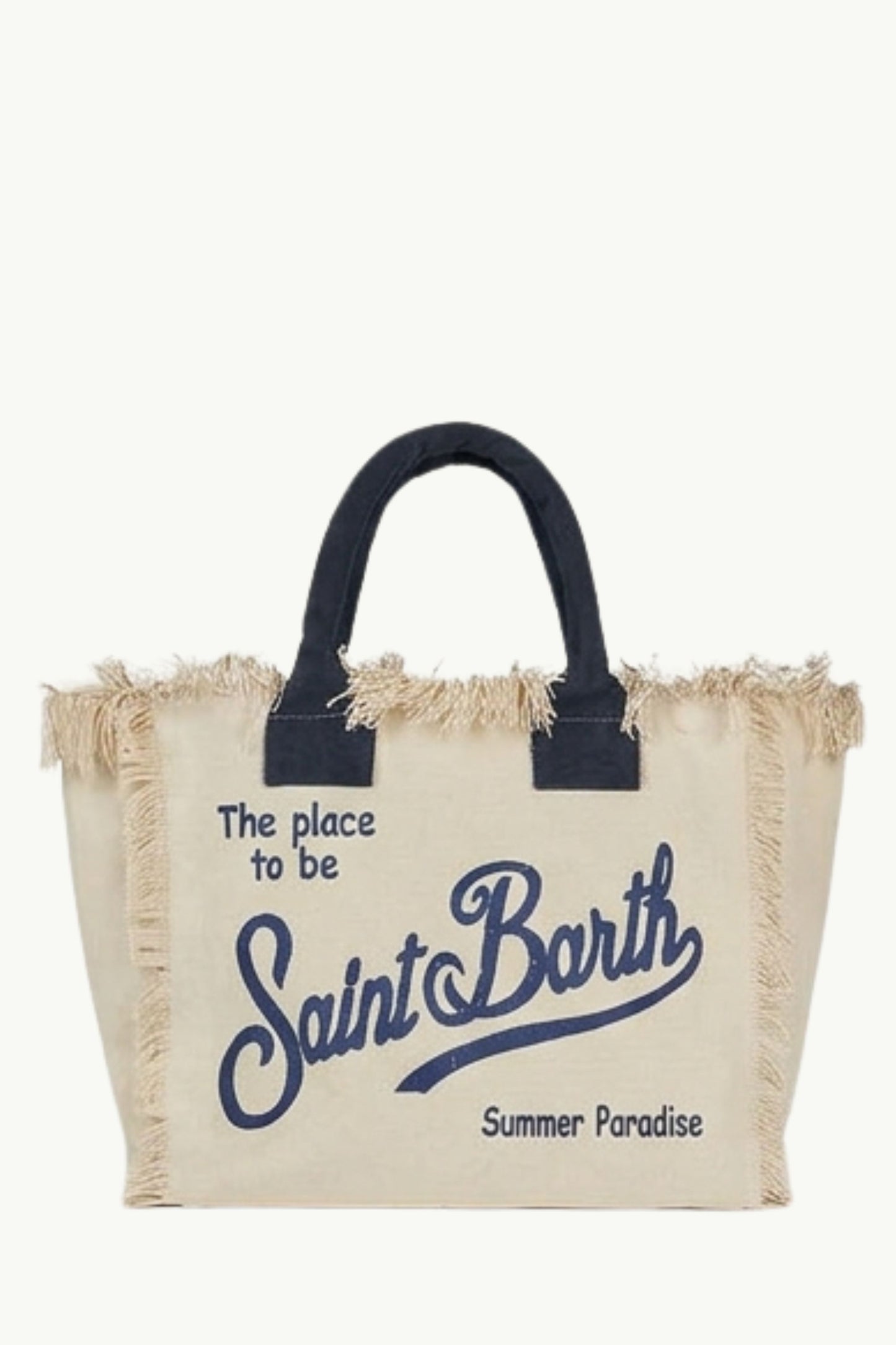  Mc2 Saint Barth Acc. Canvas Bag Woman Woman Bianco - 1