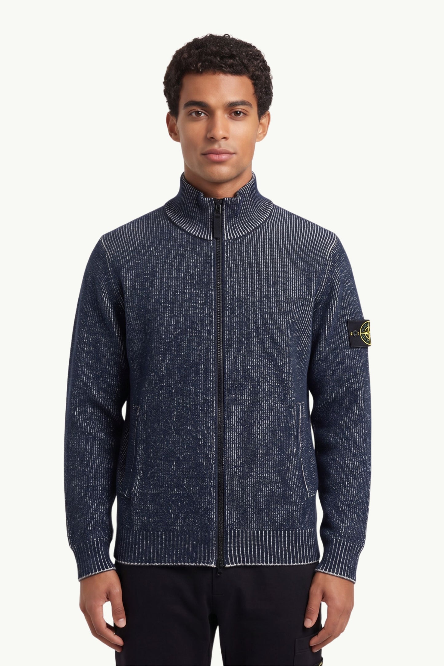  Stone Island Cardigan Blu - 1
