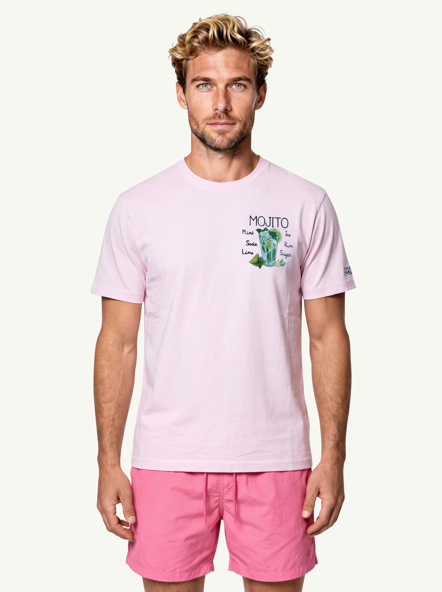  Mc2 Saint Barth T-shirt In Cotone Rosa - 1