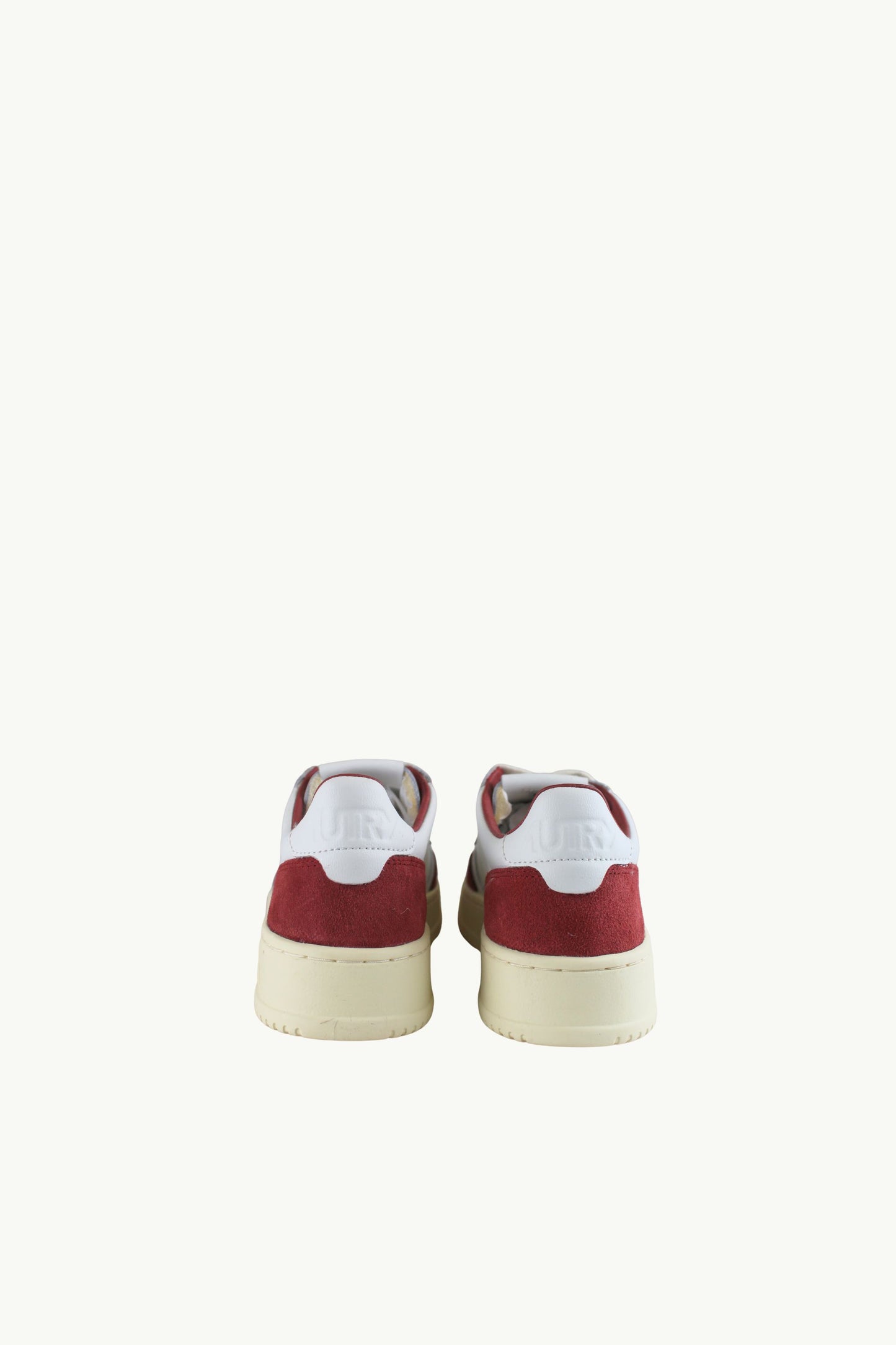  Autry Medalist Low Wom Soft Leat Suede Bianco - 3