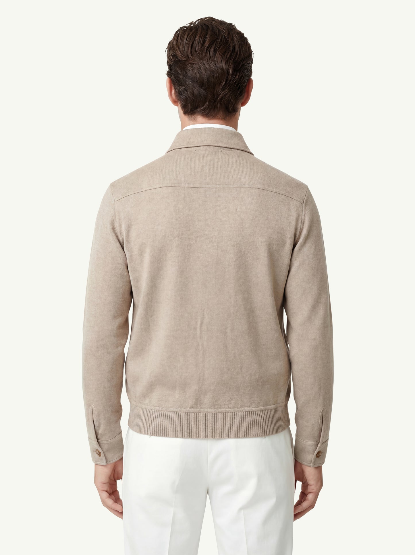  Lardini Giacca In Maglia Beige - 2