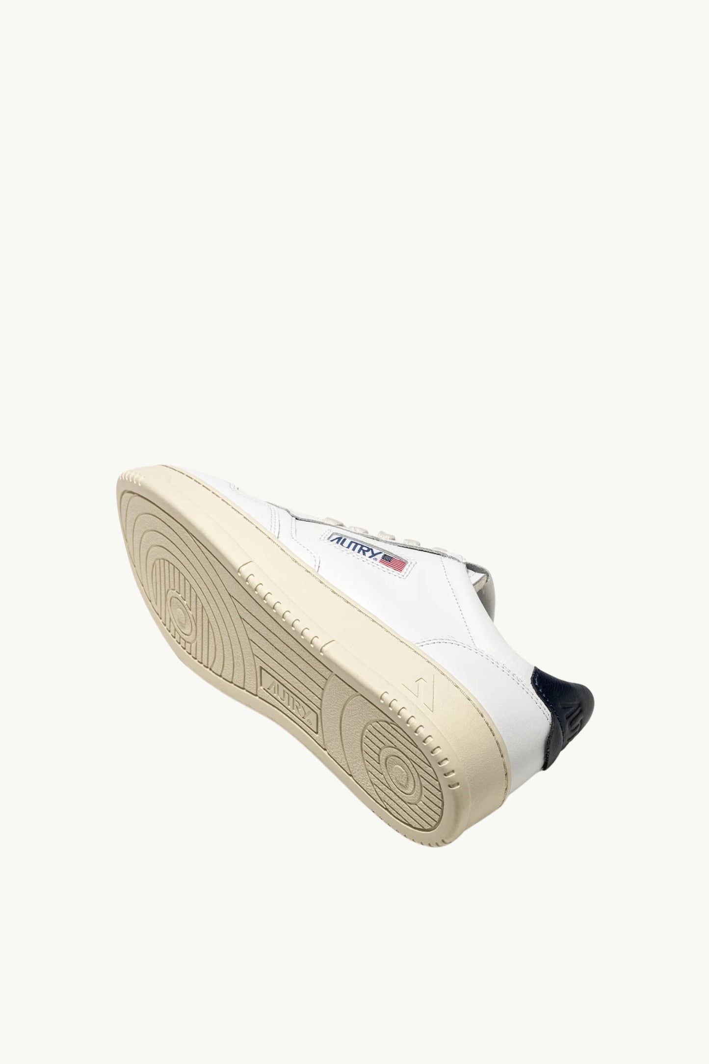  Autry Sneakers Medalist Low Man Leat Leat Bianco - 4