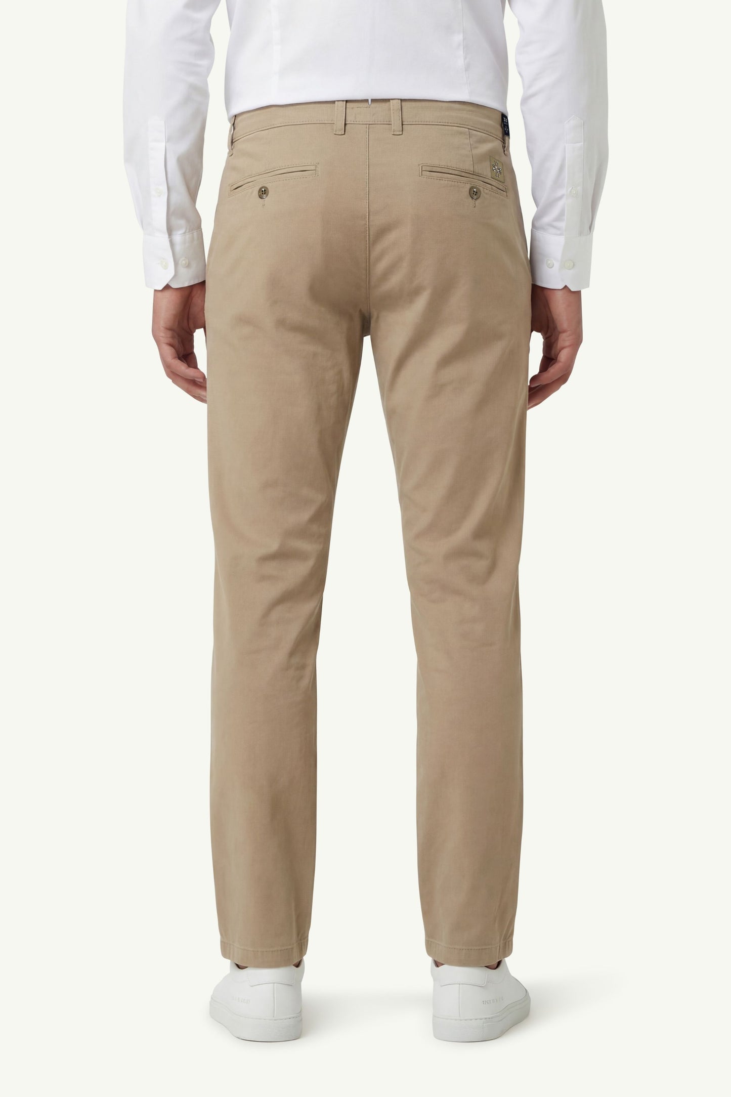  Jacob Cohen Pantalone Bobby Slim Fit Gabardina Beige - 4