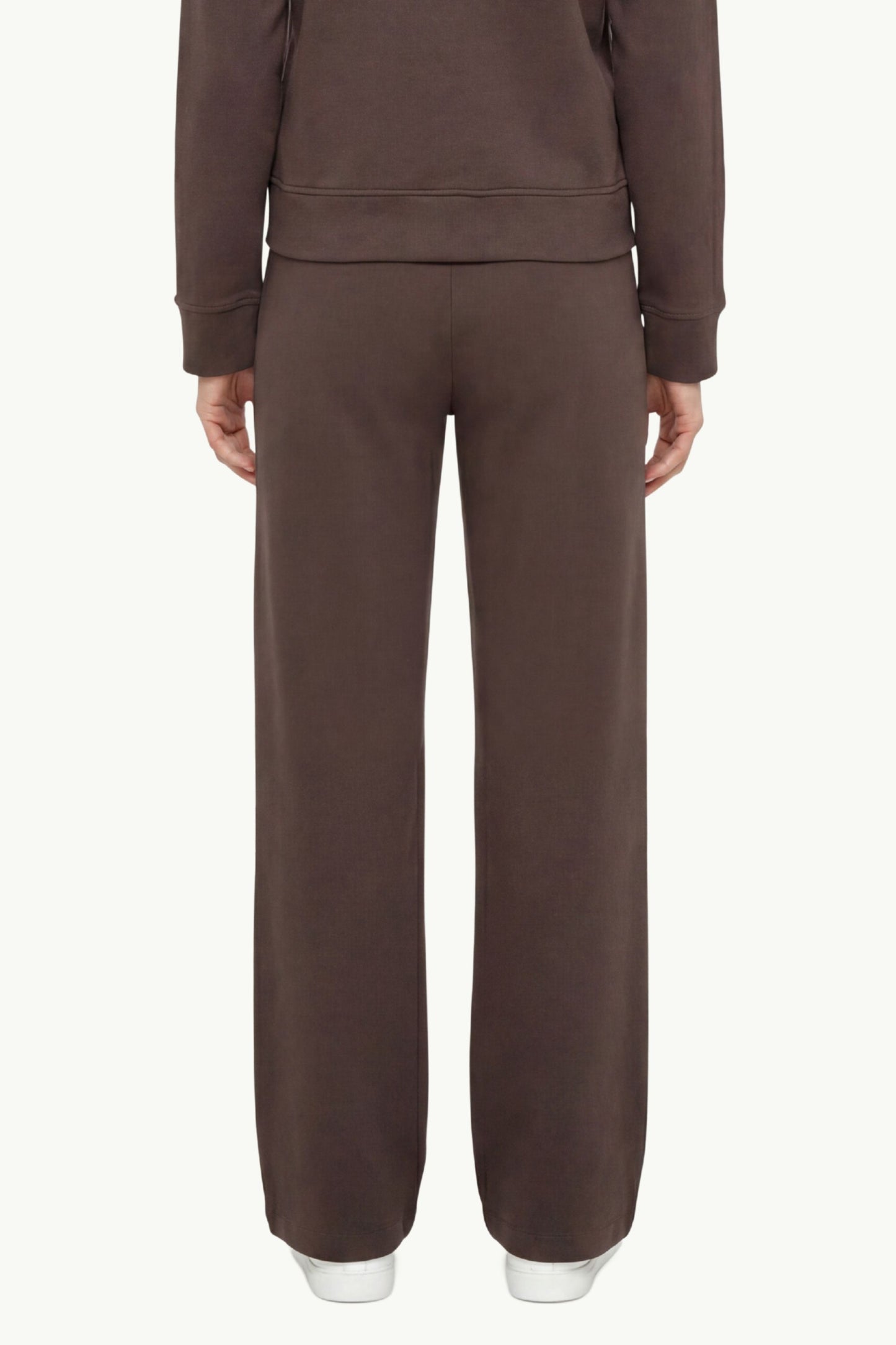  Max Mara S Pantalone In Jersey Marrone - 4
