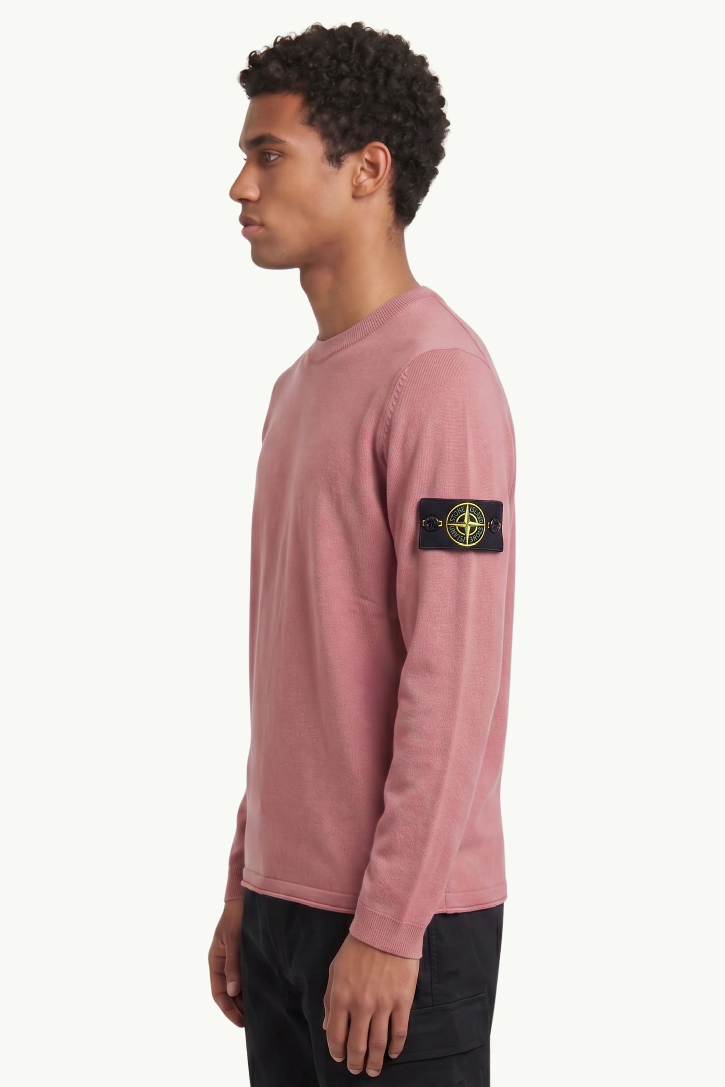 Stone Island Crew Neck Rosa - 3