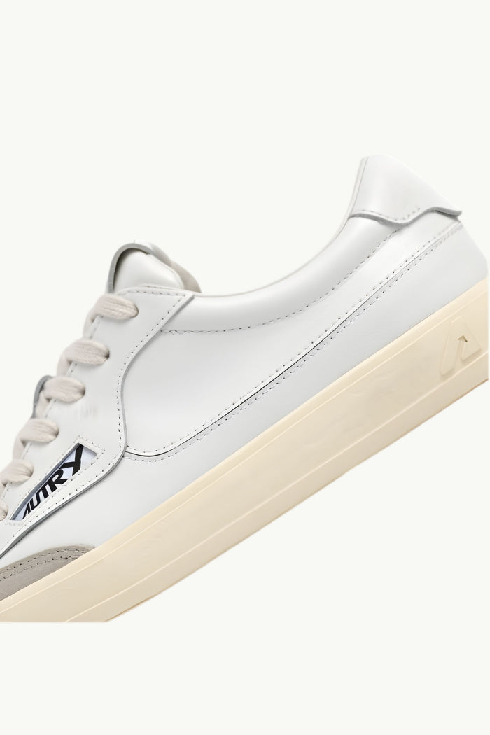  Autry Windscape Low Man Leat Suede Bianco - 6