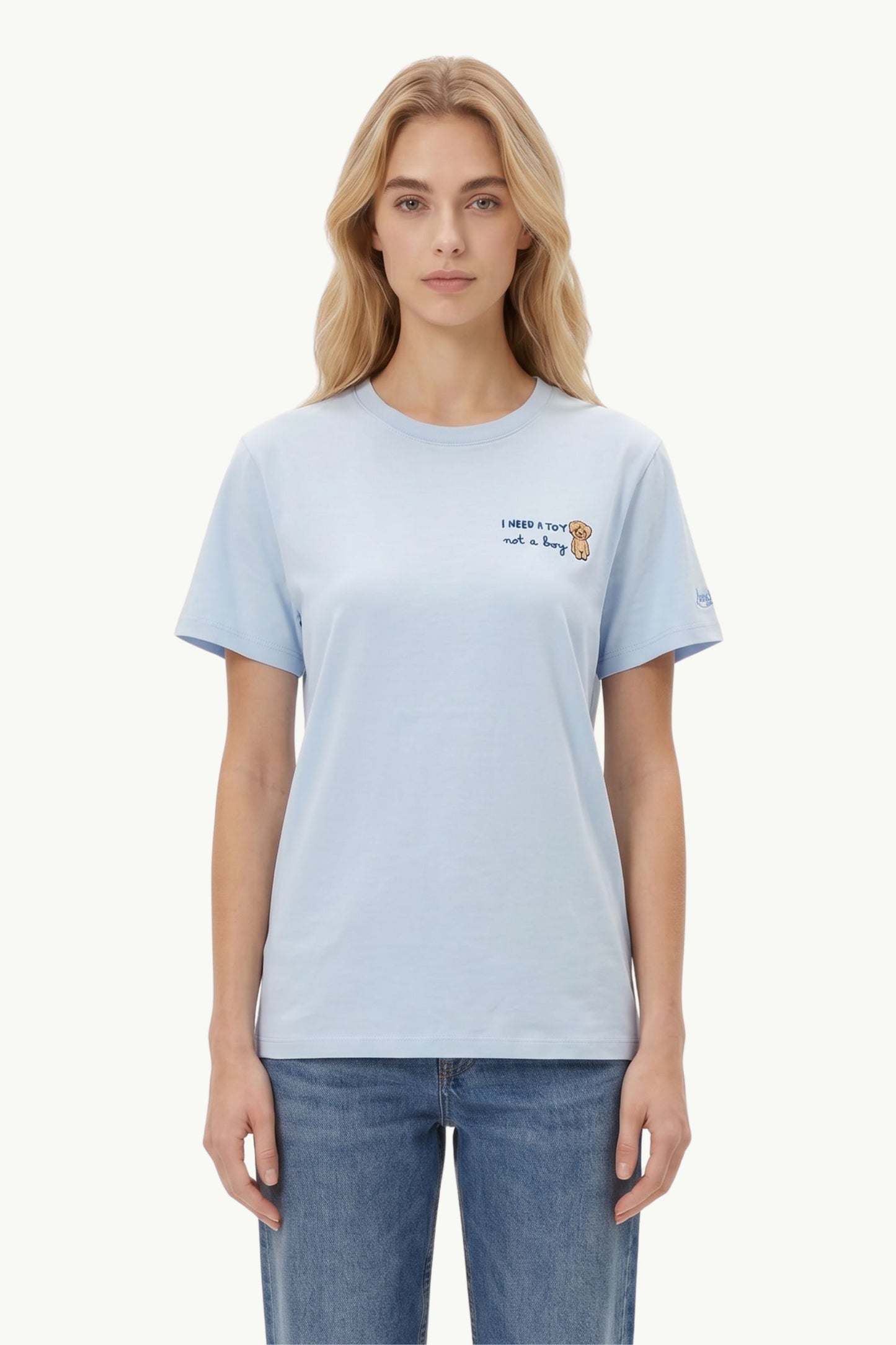  Mc2 Saint Barth Cotton T Shirt Blu - 1