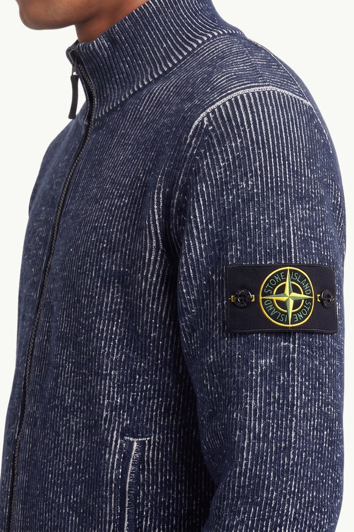  Stone Island Cardigan Blu - 3