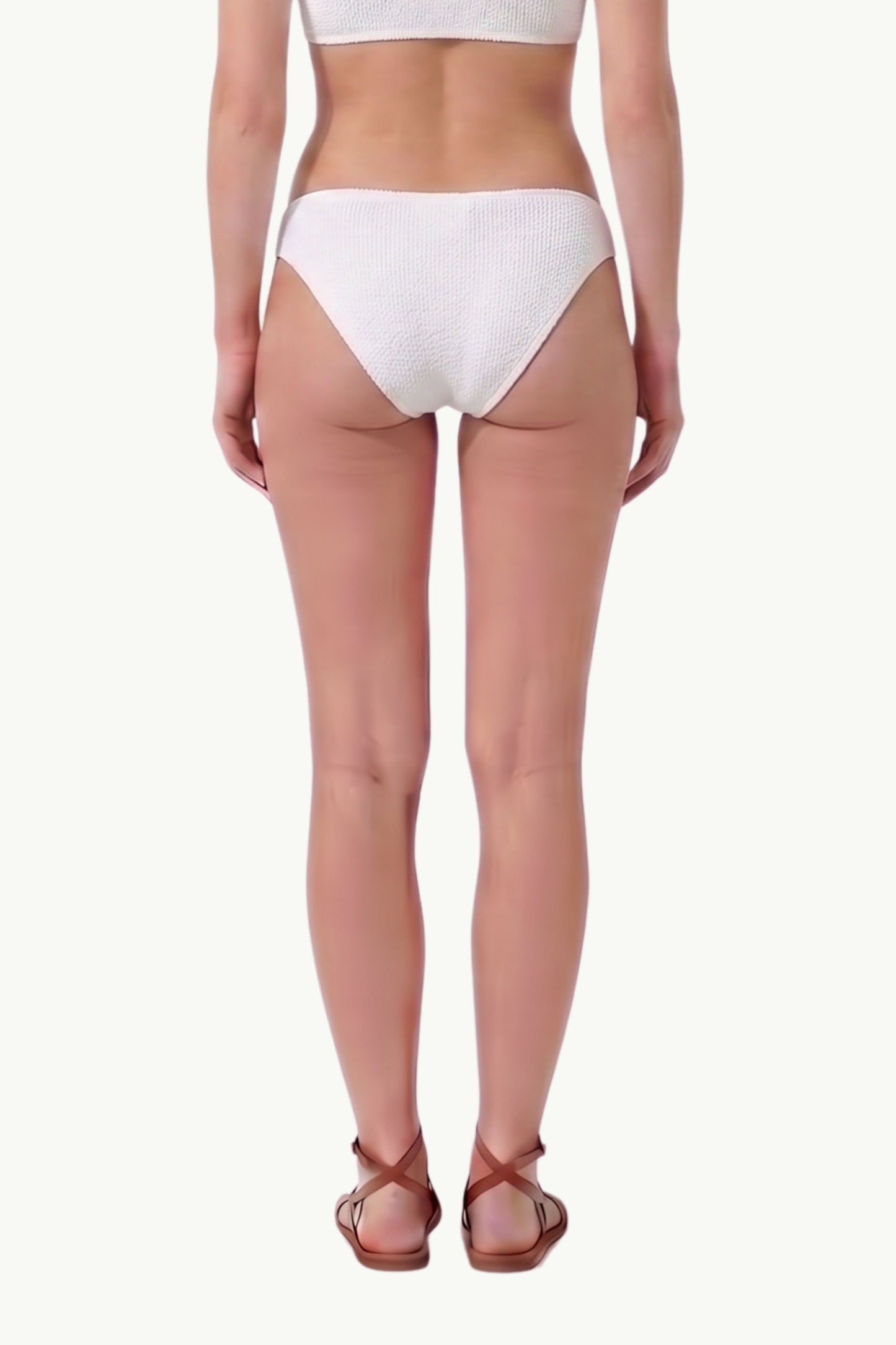  Mc2 Saint Barth Crinkle Normal Coverage Bottom Bianco - 2