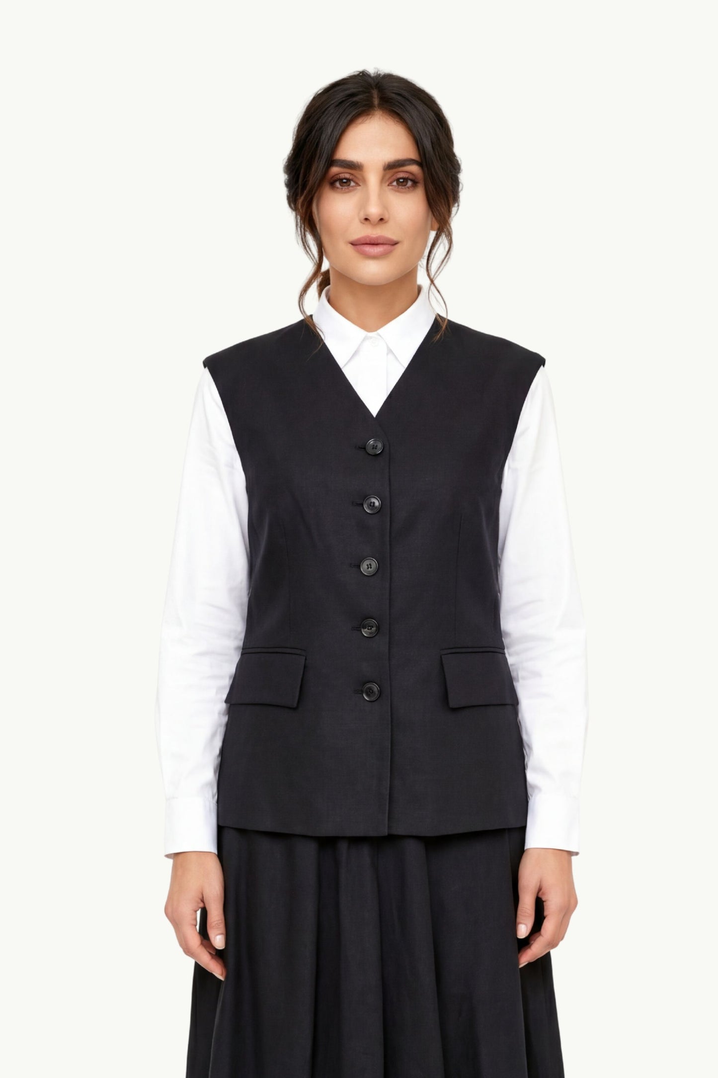  Liviana Conti Gilet Rian Nero - 1