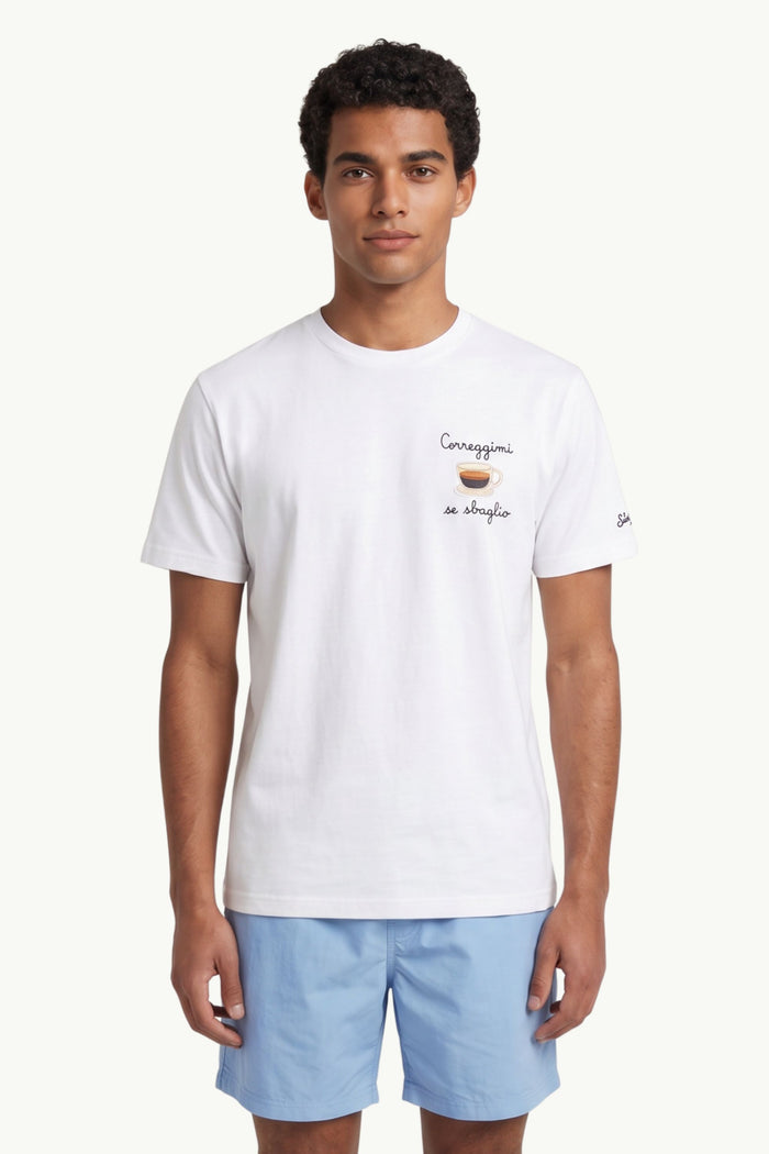 T-Shirt In Cotone  Uomo Mc2 Saint Barth