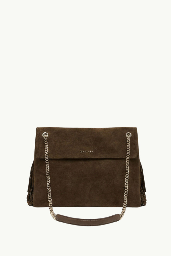 Borsa Venus M Peach Fringe Donna Orciani