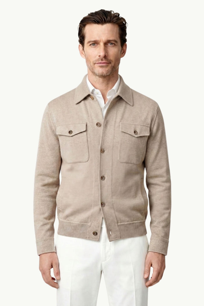 Lardini Men's Knitted Jacket