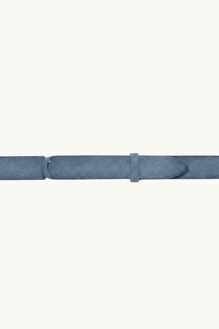 Cintura Nobuckle Suede In Camoscio E Tessuto  Uomo Orciani