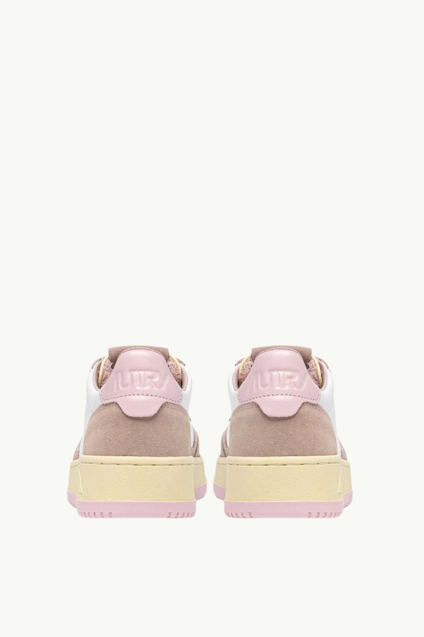  Autry Medalist Low Wom Leat Suede Beige - 3